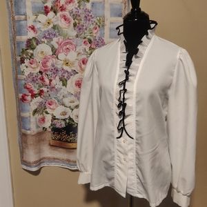 Vintage Judy Bond Blouse Size 12